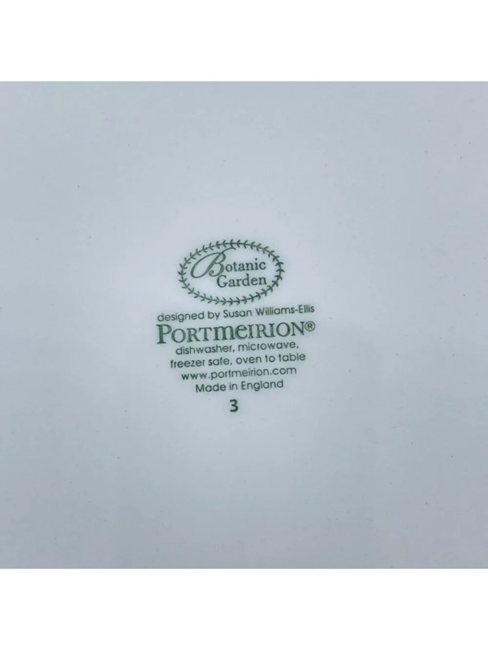 vintage portmeirion botanic garden collection salad plate 
